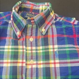 Polo by Ralph Lauren Multicolor Plaid Kids Button Down Shirt